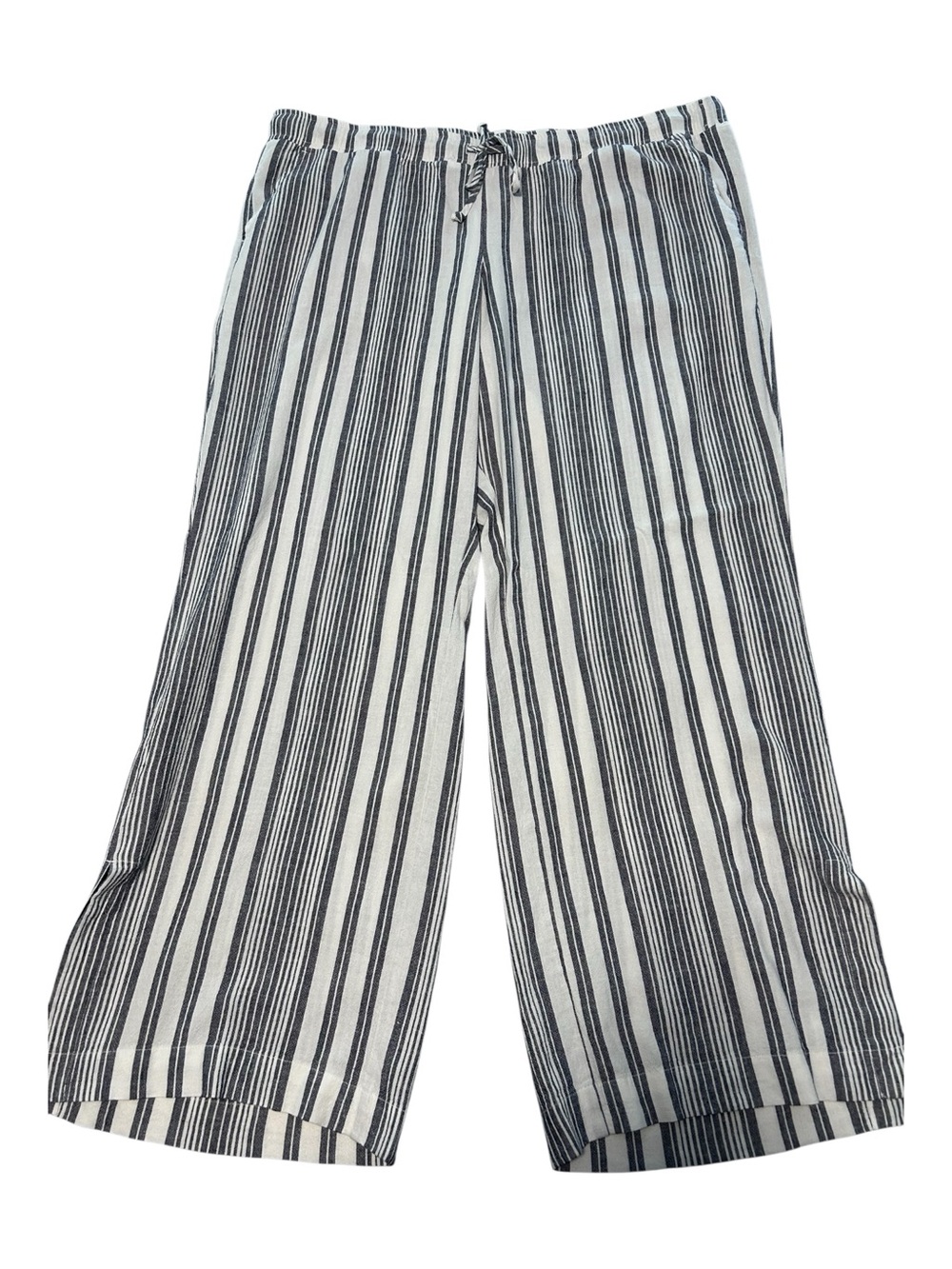 Side Stitch Los Angeles Linen Blend Striped Pants Size XL